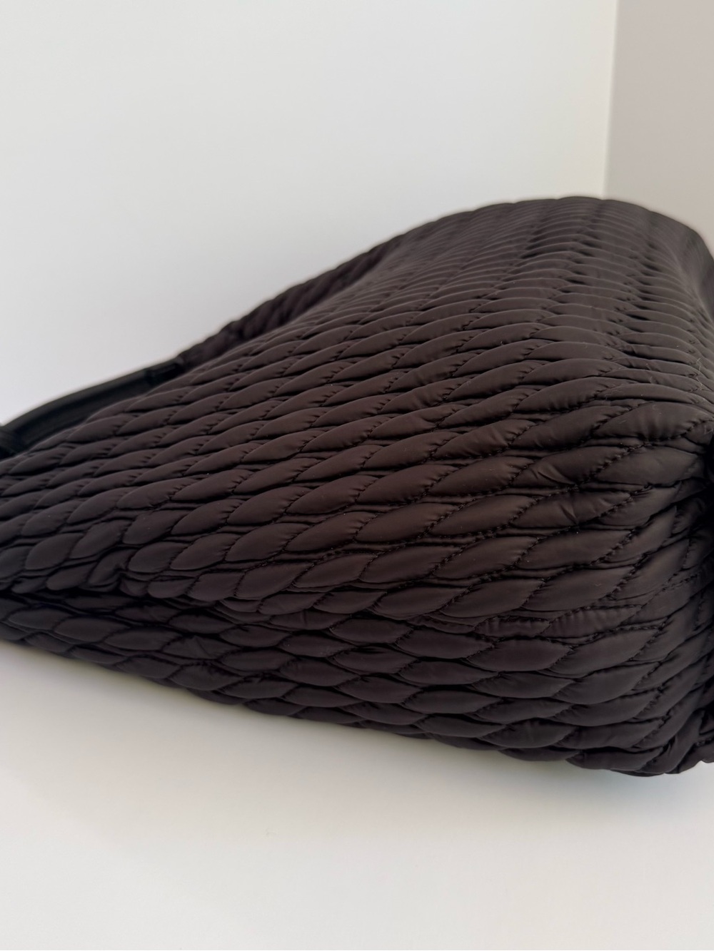 DKNY Black Quilted Hobo Shoulder Bag - Picture 6 of 8
